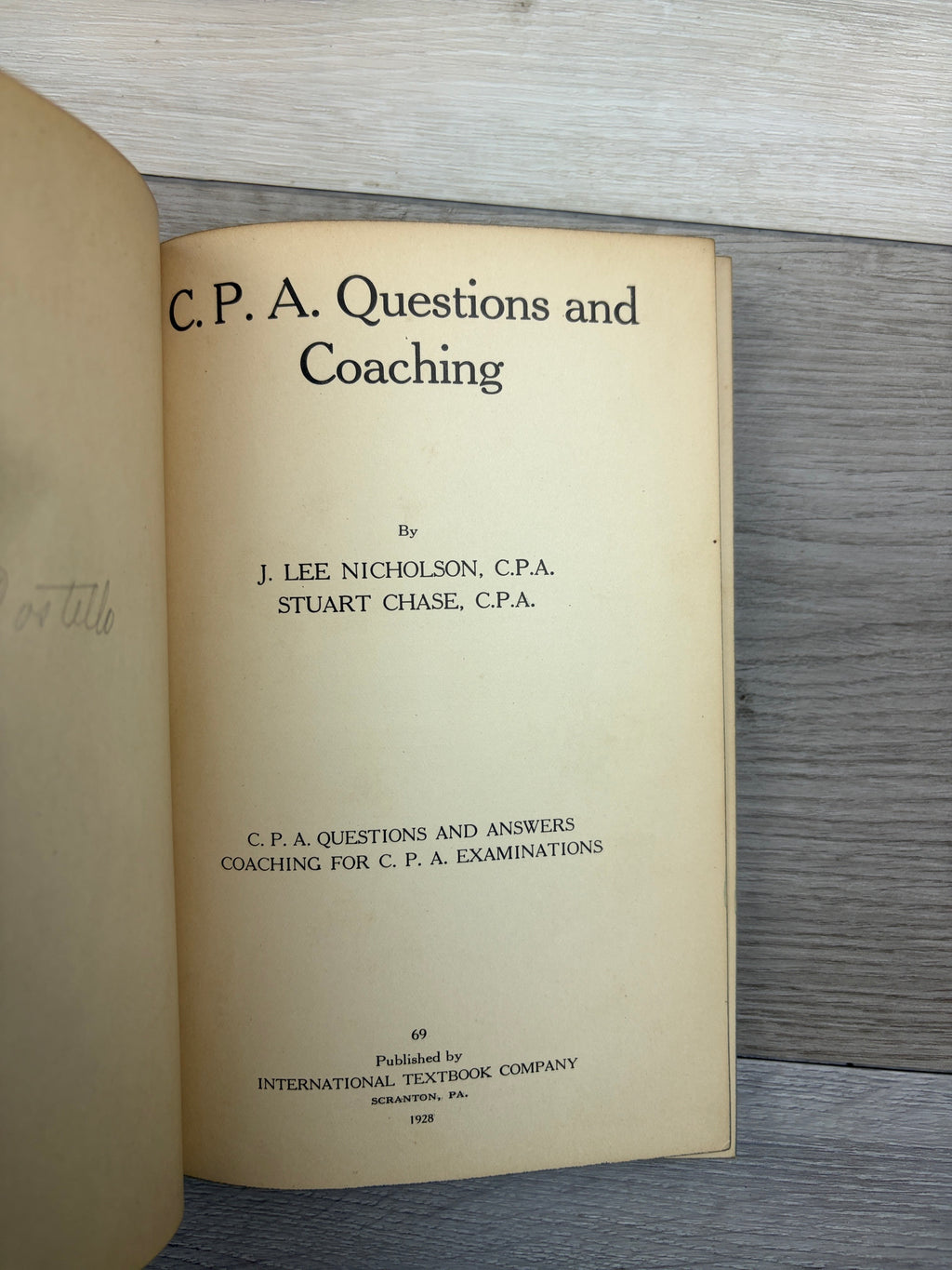 C. P. A. Questions and Answers and Coaching for C. P. A. Examinations