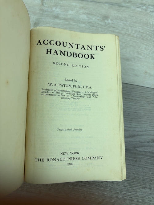 Accountants' Handbook