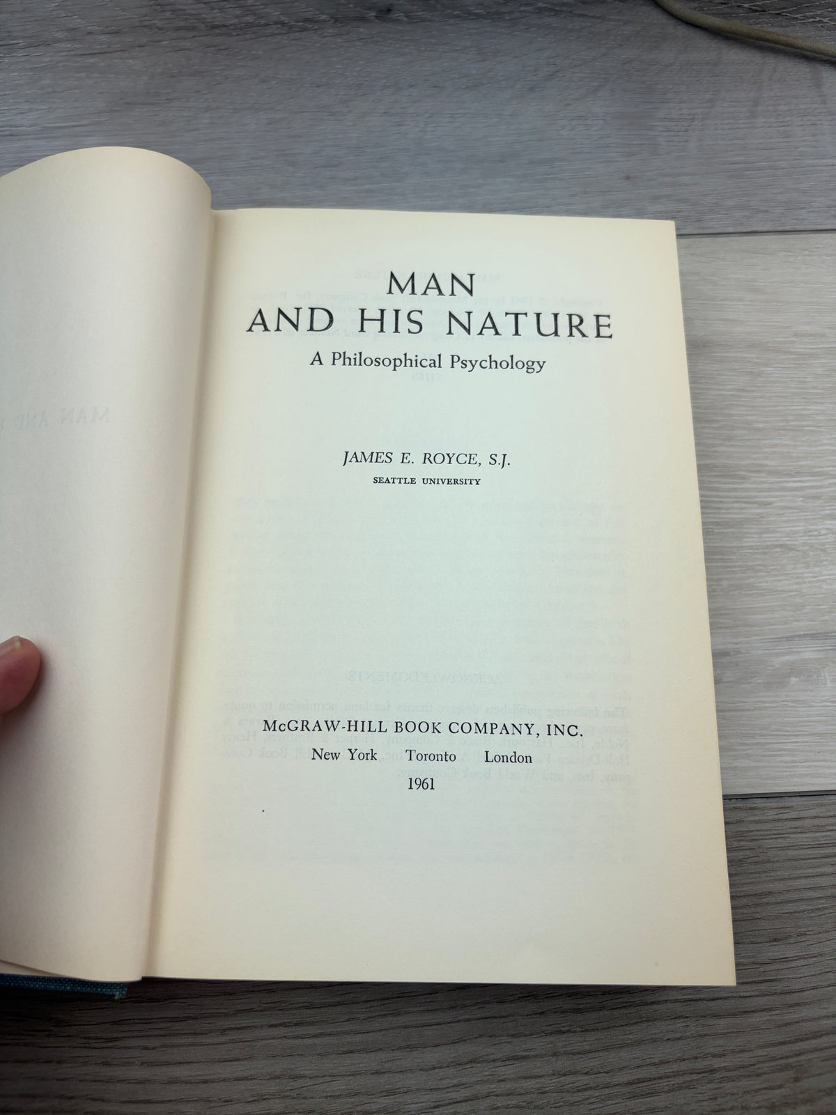 Man and His Nature