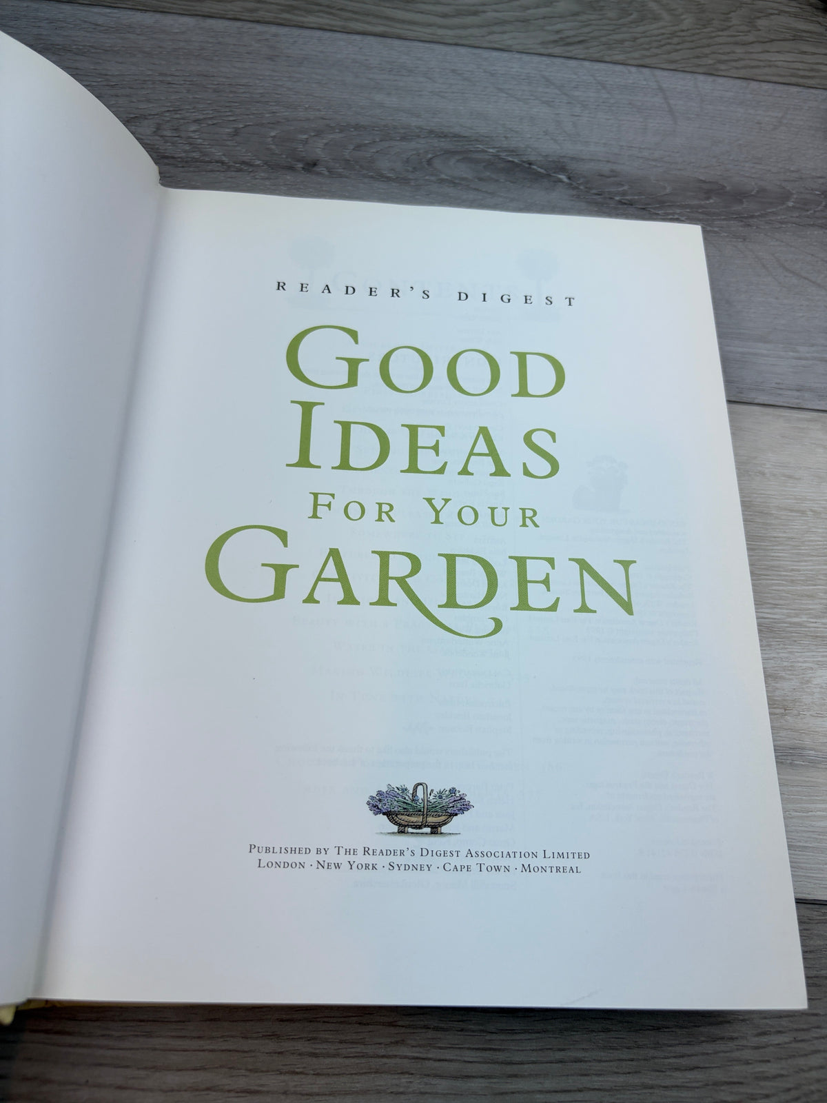 Reader's Digest Good Ideas for Your Garden