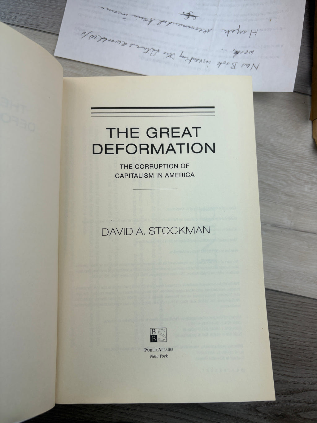 The Great Deformation