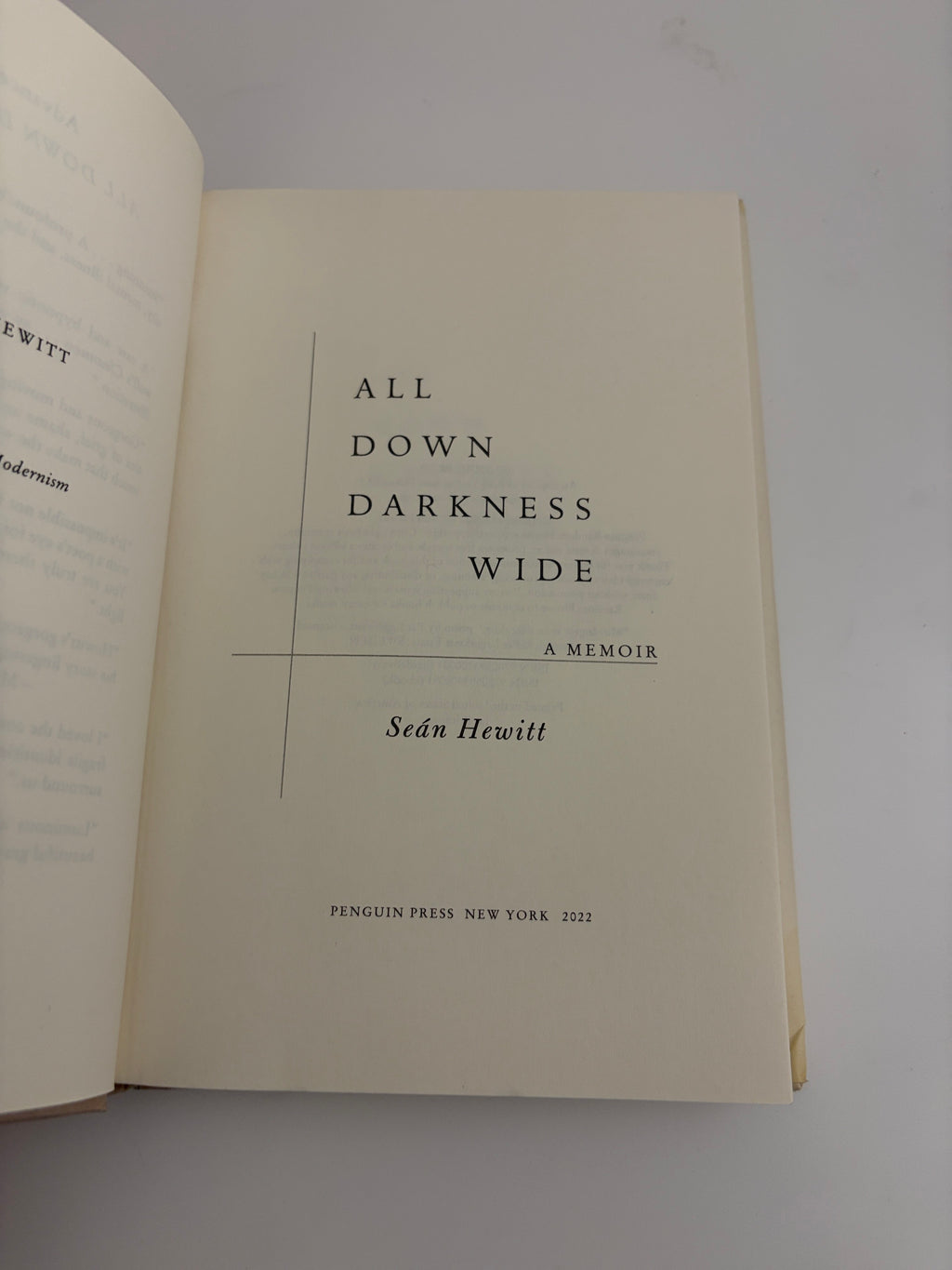 All Down Darkness Wide
