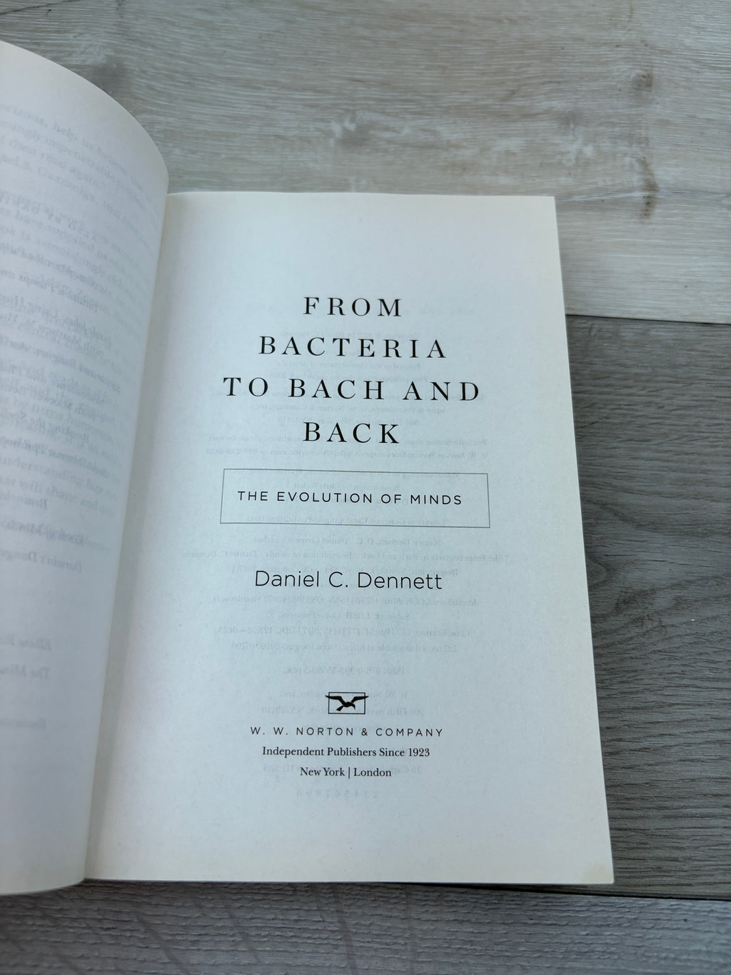 From Bacteria to Bach and Back