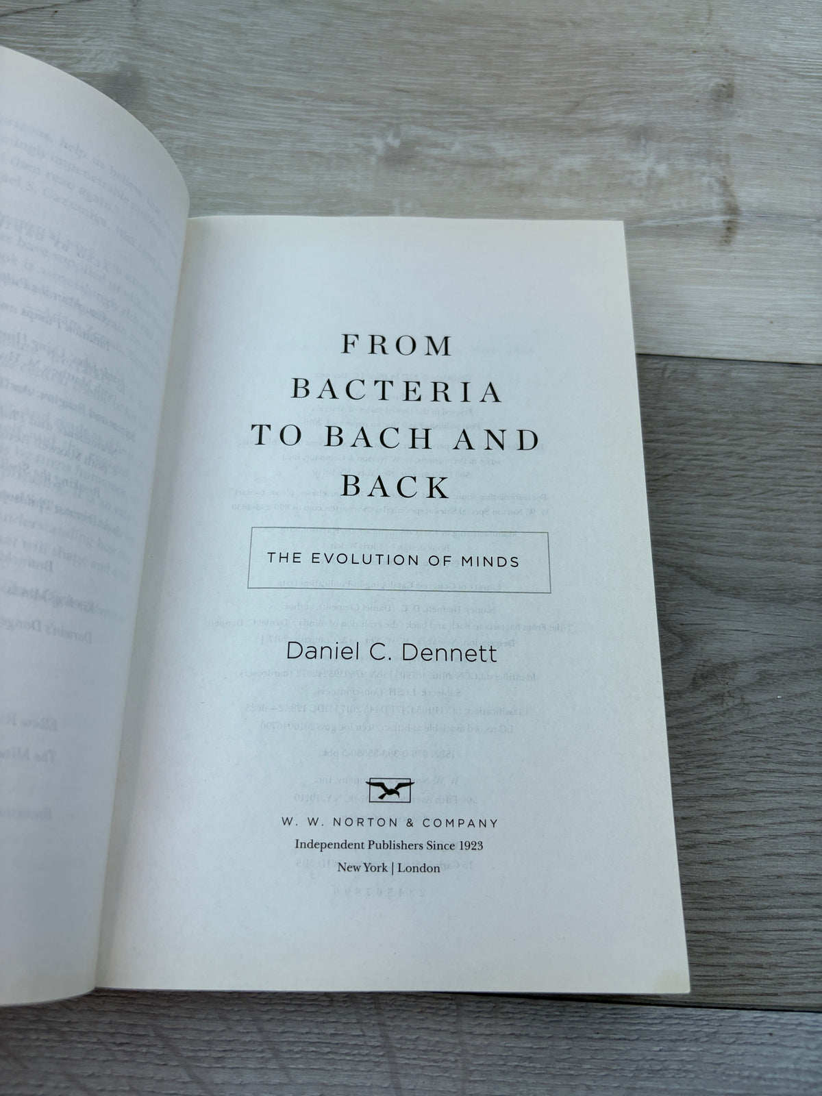 From Bacteria to Bach and Back