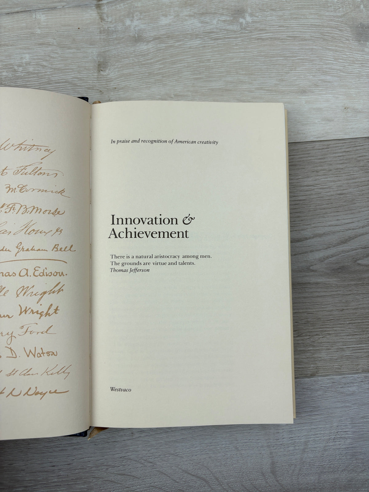 Innovation & Achievement: In Praise and Recognition of American Creativity
