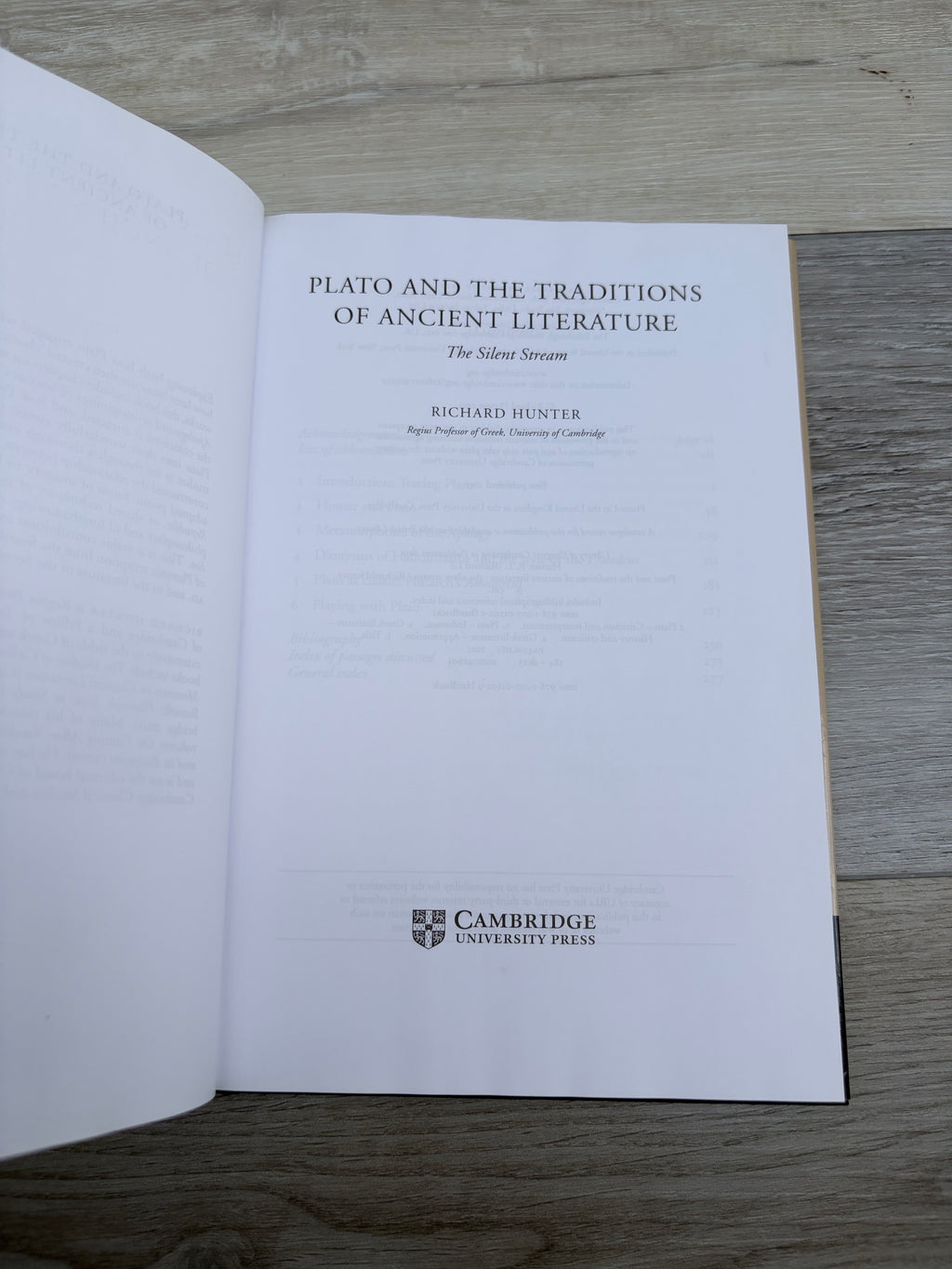 Plato and the Traditions of Ancient Literature: The Silent Stream