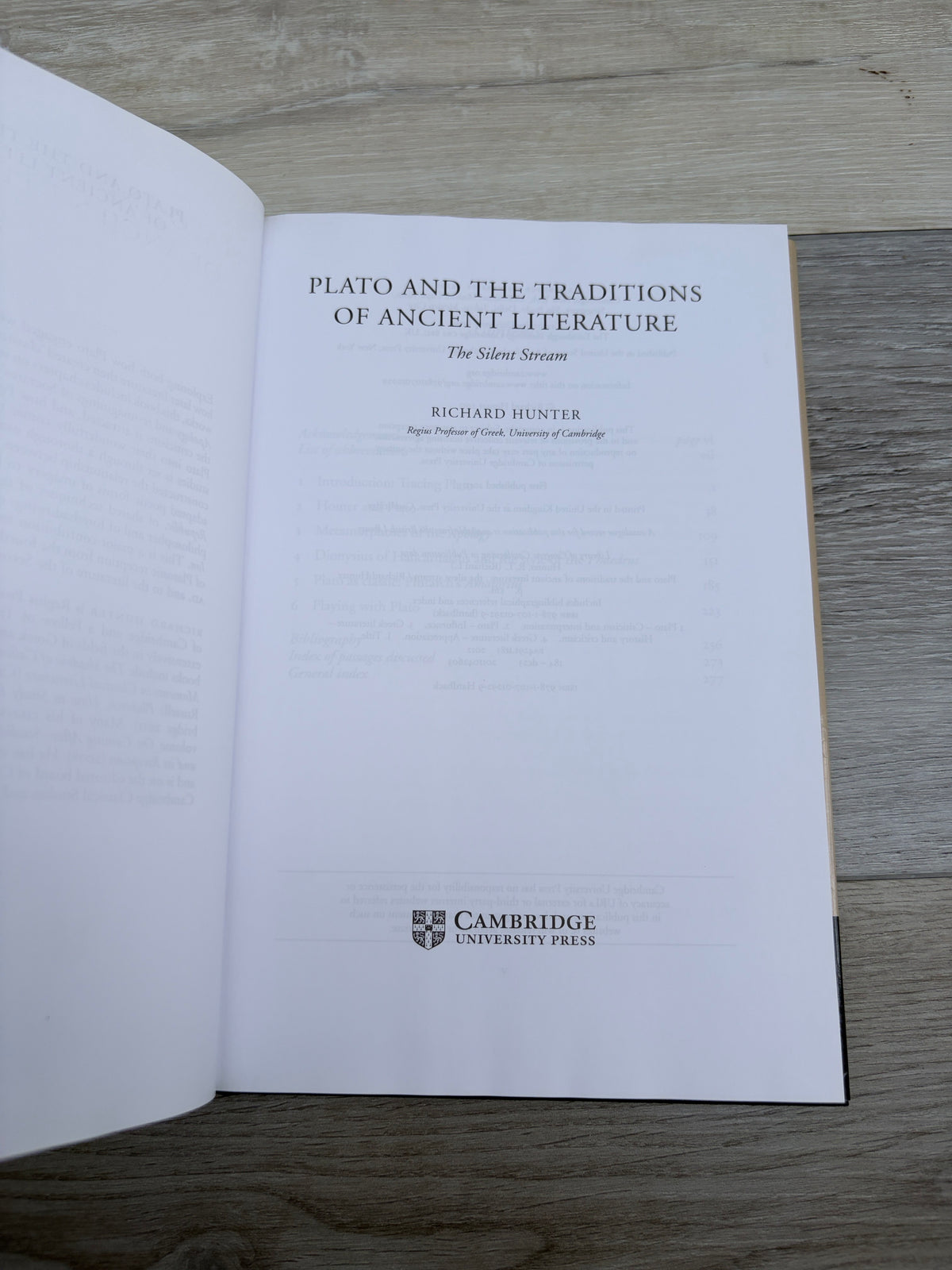 Plato and the Traditions of Ancient Literature: The Silent Stream