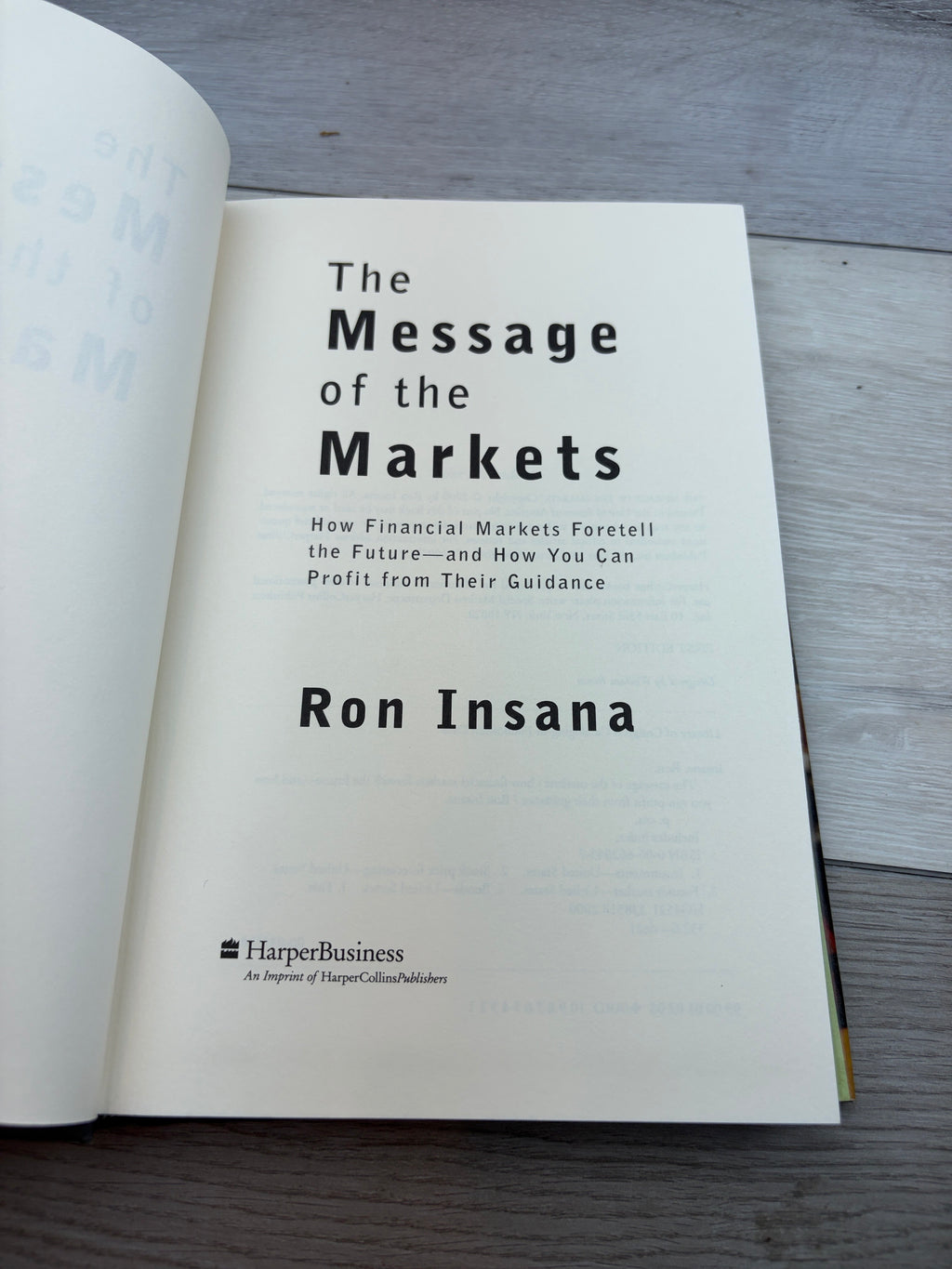 The Message of the Markets