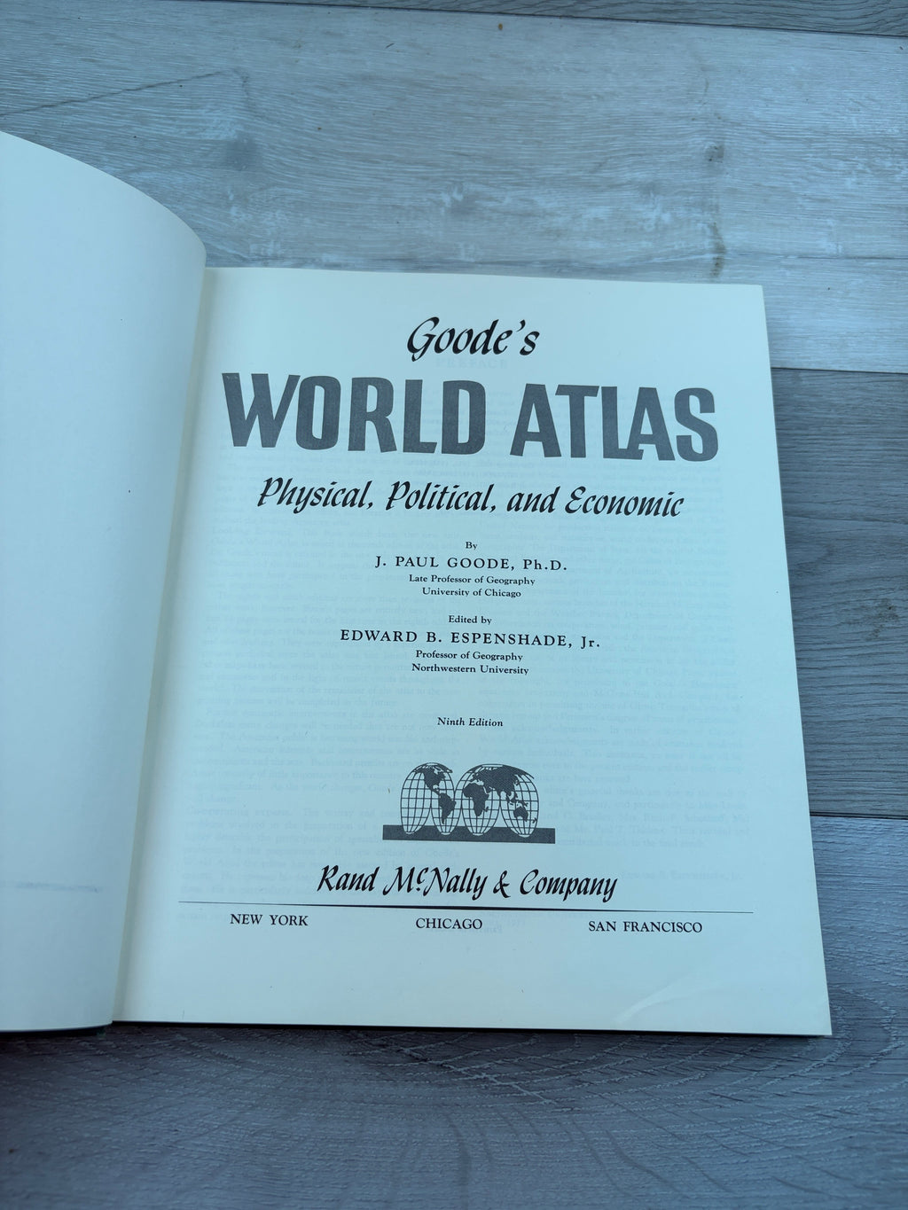 Goode's World Atlas: Physical, Political, and Economic