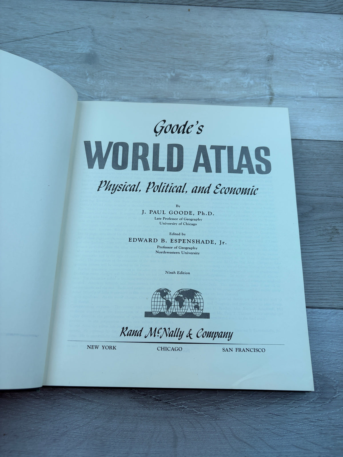Goode's World Atlas: Physical, Political, and Economic