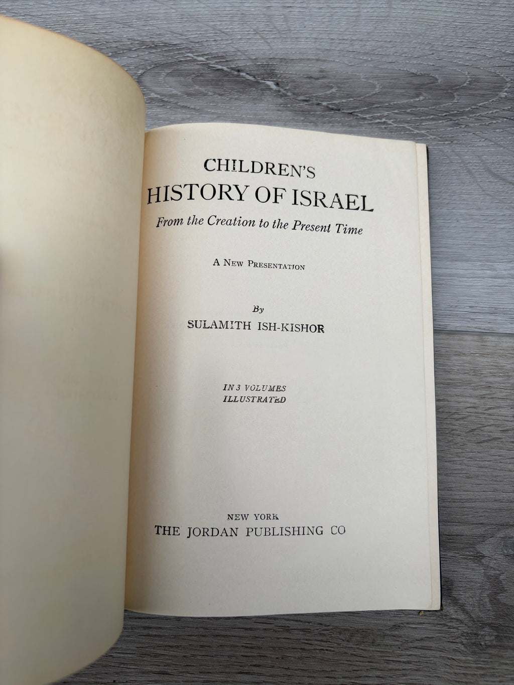 Children's History of Israel: From the Creation to the Present Time