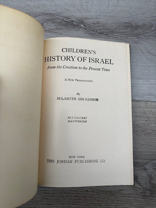 Children's History of Israel: From the Creation to the Present Time