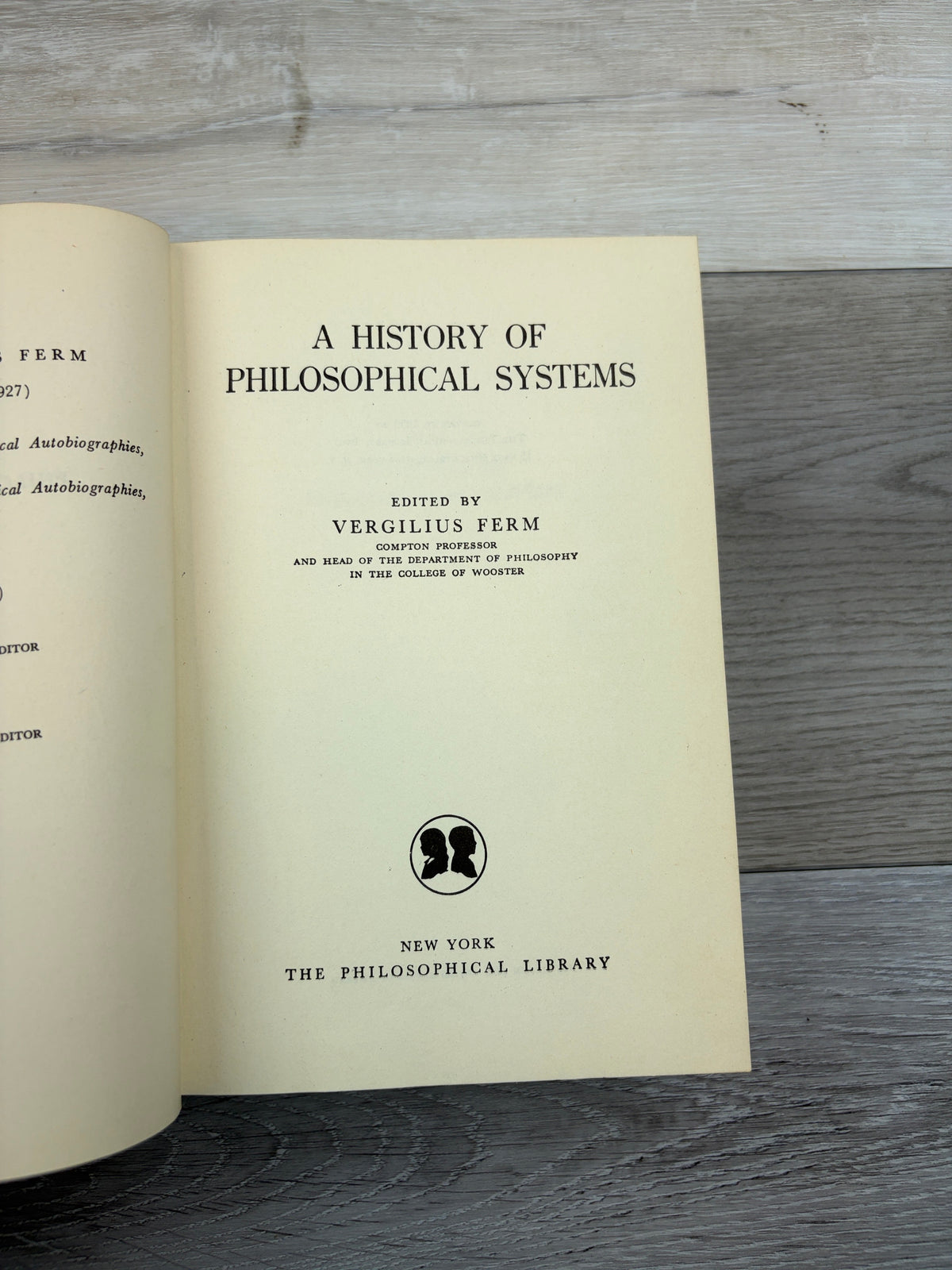 A History of Philosophical Systems