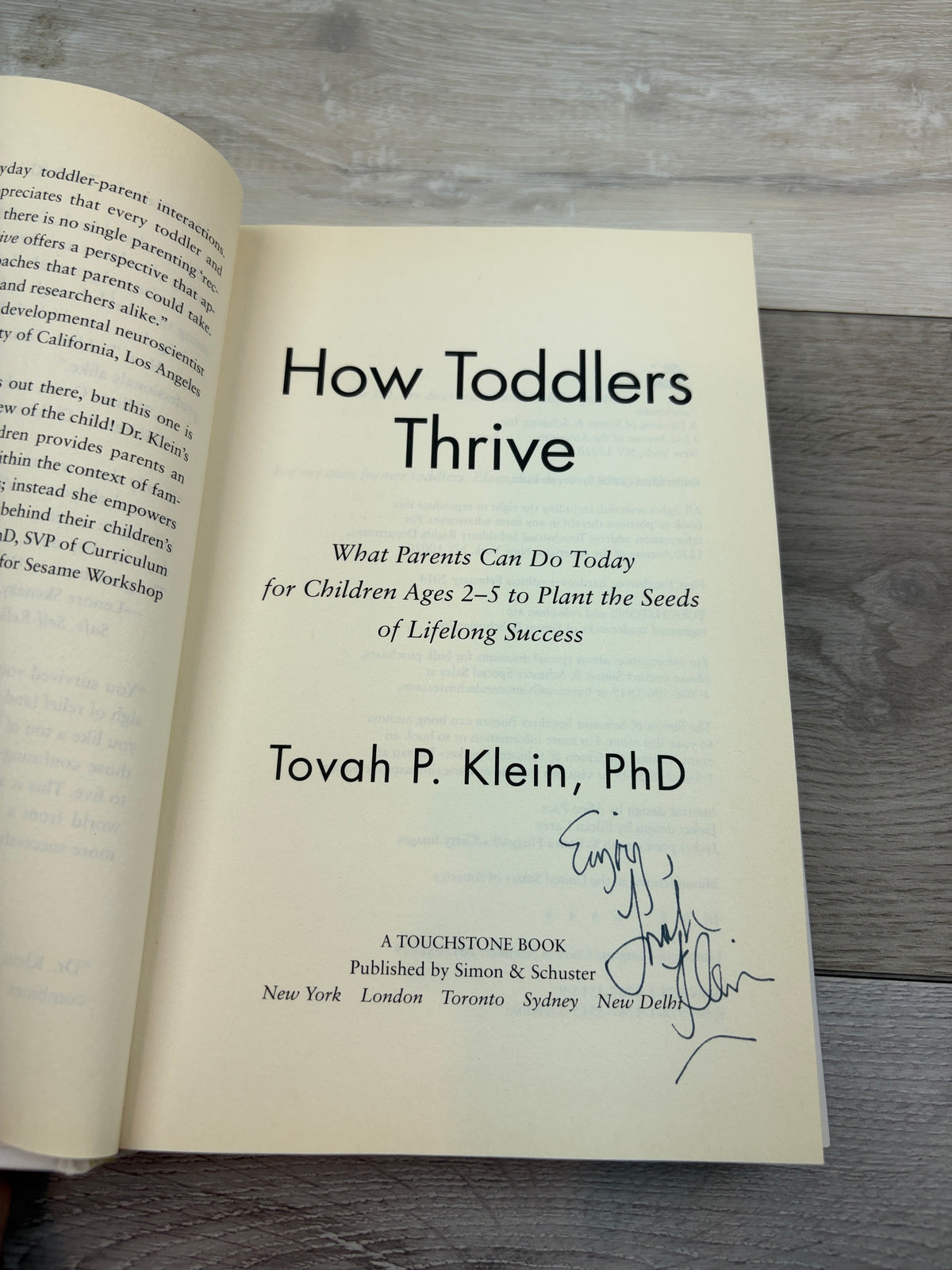 How Toddlers Thrive: What Parents Can Do Today for Children Ages 2-5 to Plant the Seeds of Lifelong Success
