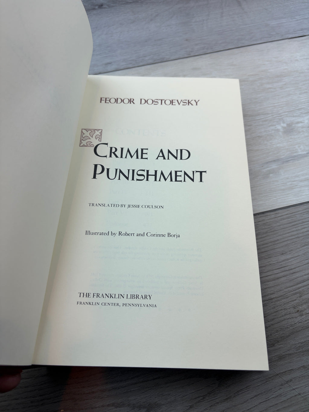 Crime and Punishment