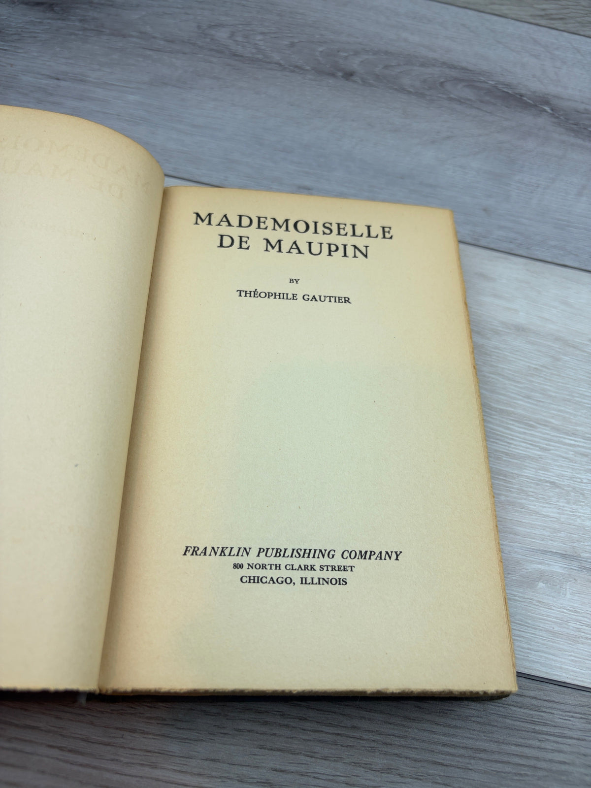 Mademoiselle de Maupin