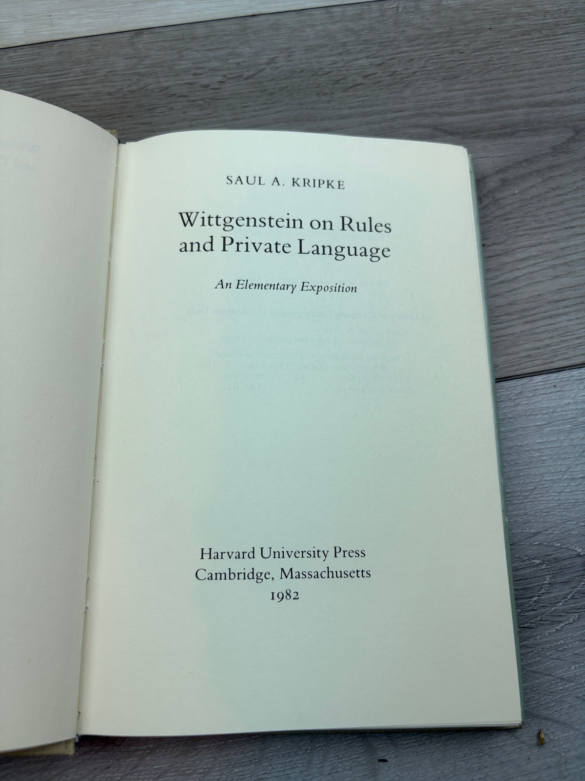 Wittgenstein on Rules and Private Language: An Elementary Exposition