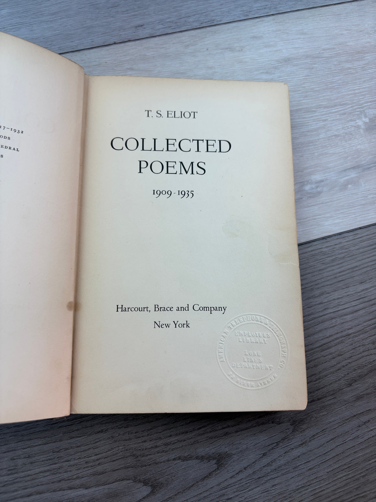 Collected Poems 1909-1935