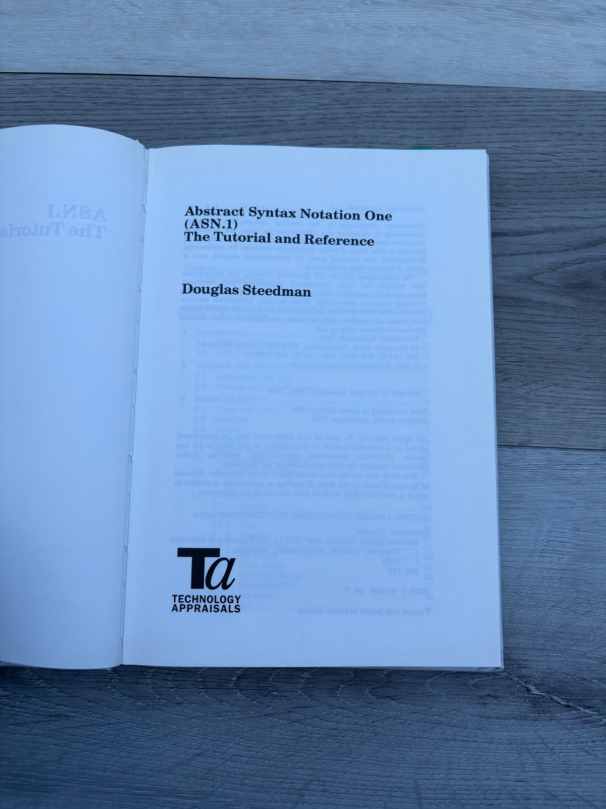 Abstract Syntax Notation One (ASN.1): The Tutorial and Reference