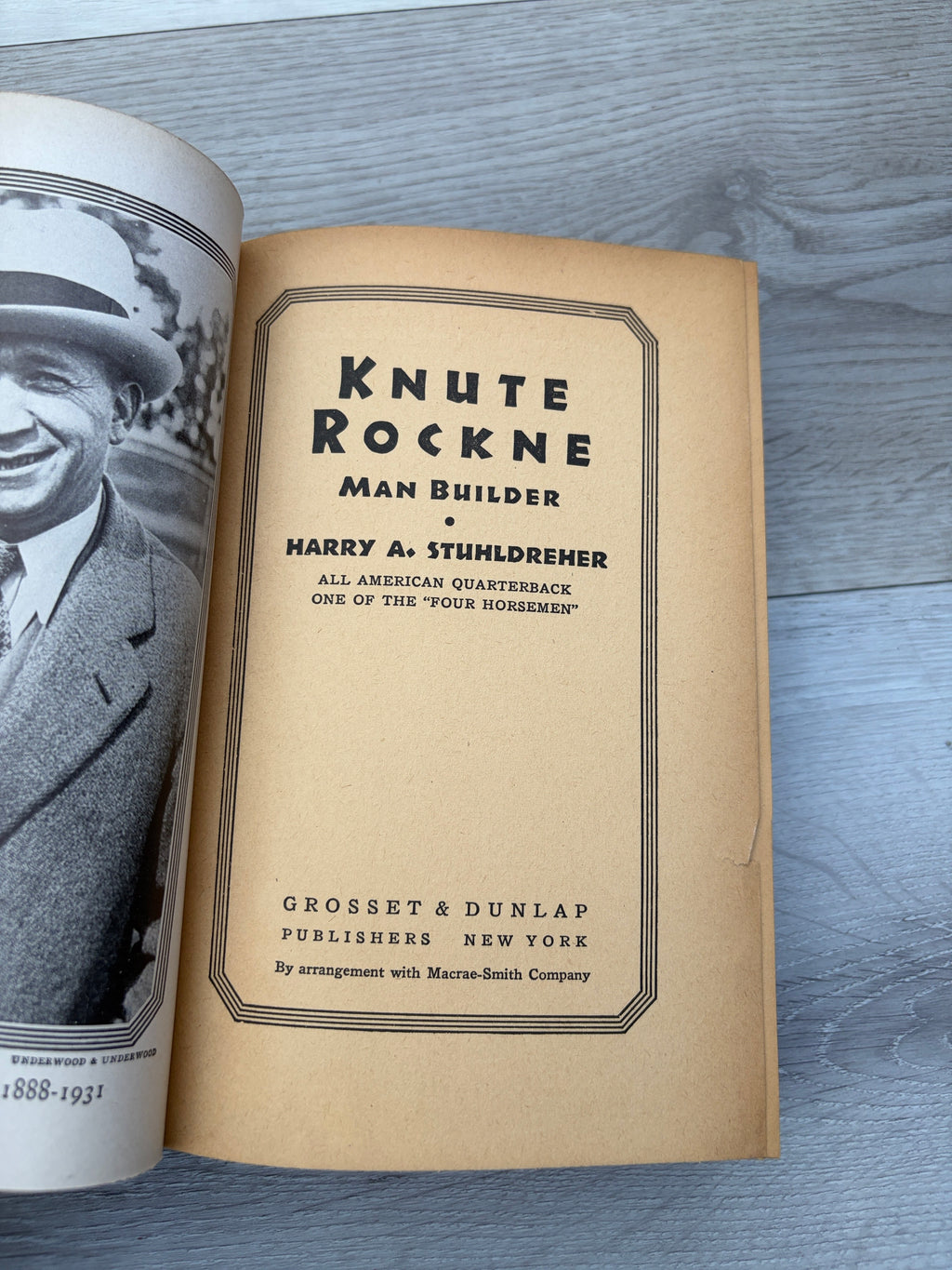Knute Rockne, Man Builder