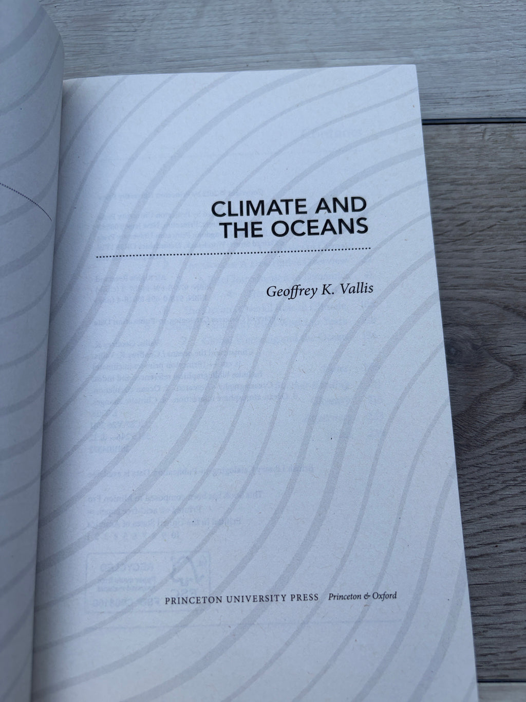 Climate and the Oceans