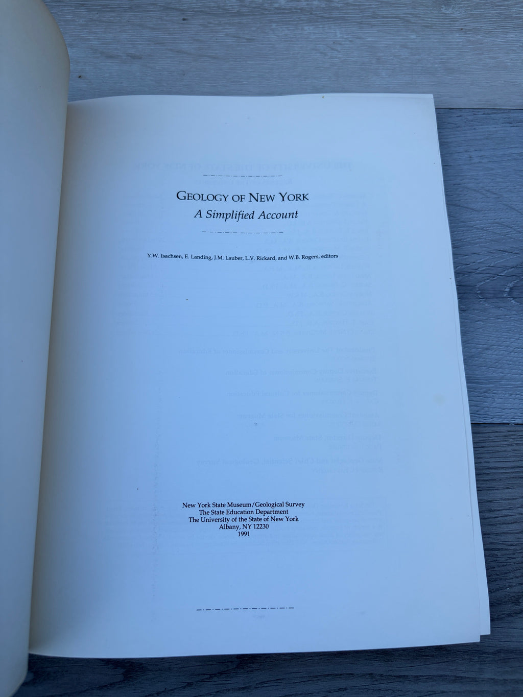 Geology of New York: A Simplified Account
