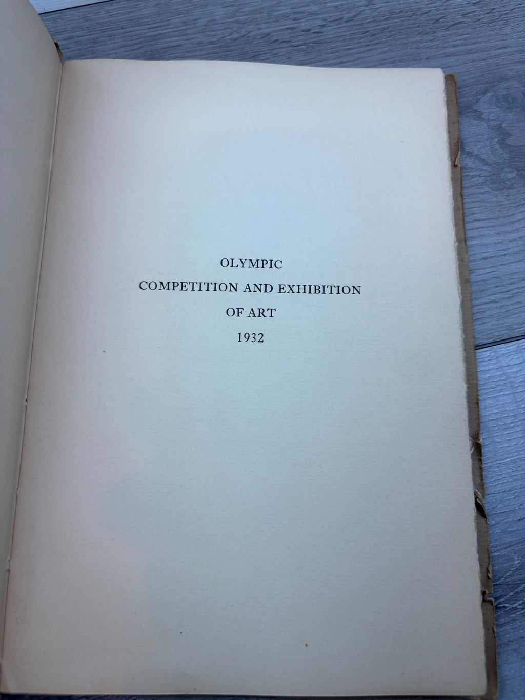 Olympic Competition and Exhibition of Art 1932