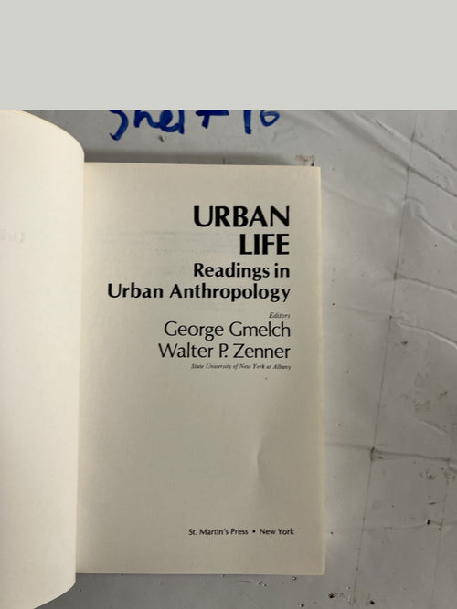 Clean rotated title page of Urban Life: Readings in Urban Anthropology